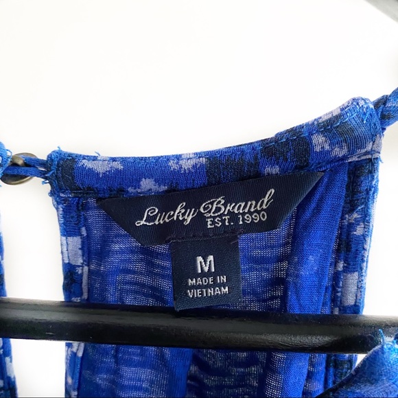 Lucky Brand Patterned Halter Blouse - Picture 4 of 4